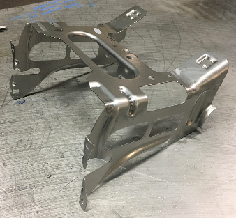 Ford radio bracket stamping